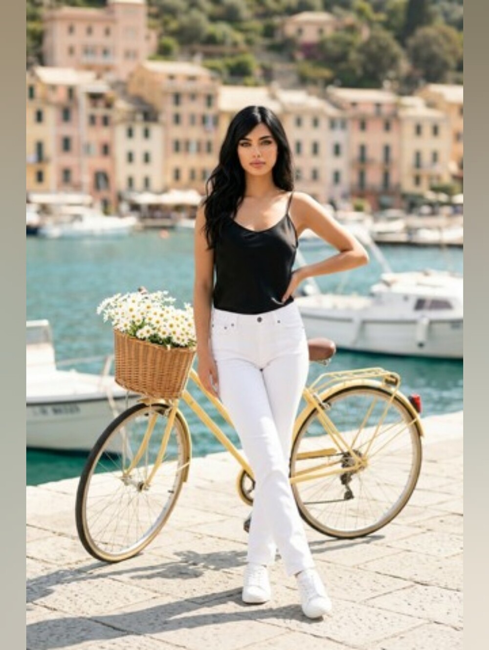 Lauren Ralph Lauren Off-White Straight Leg Jeans - Picture 8 of 8